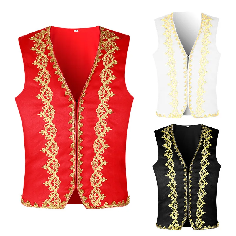 Embroidery Online - القرون الوسطى الذهب التطريز الباروك سترة
