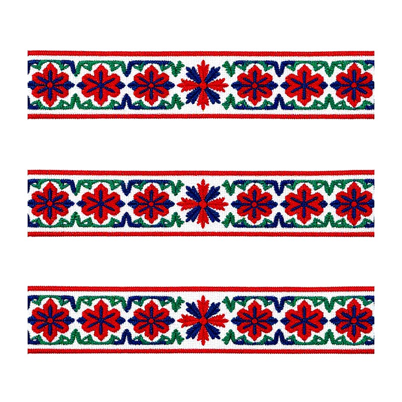 Embroidery Bag - فينيل نقل حراري بتطريز شعبي، رقعة