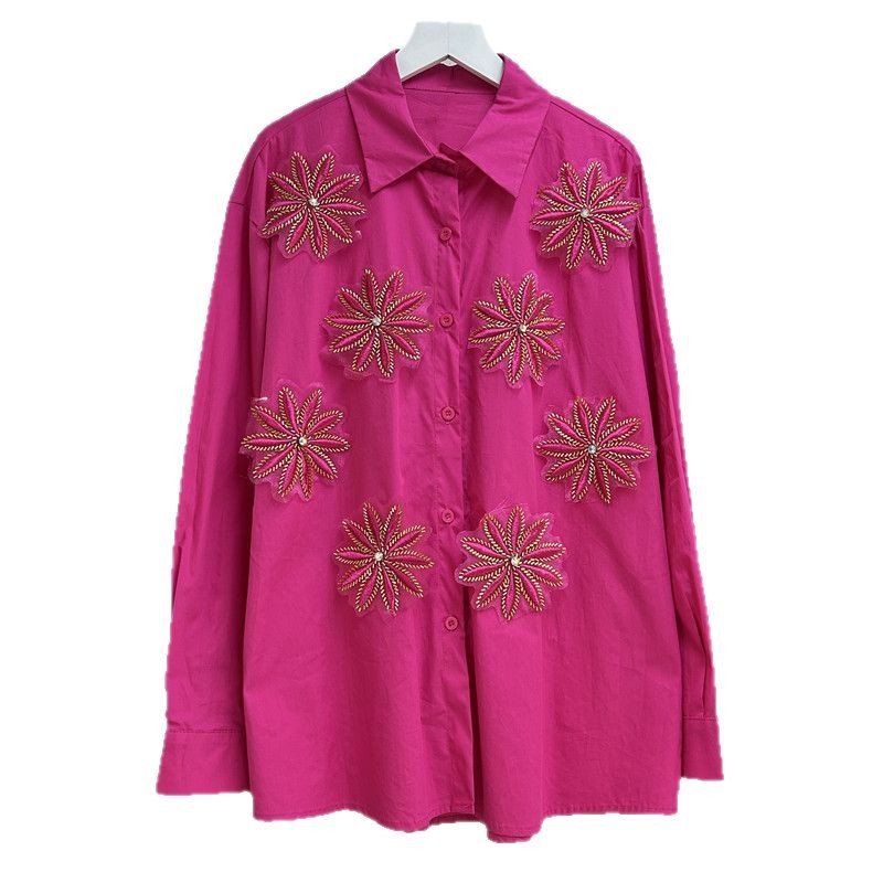 بلوزات نسائية بتصميم عتيق وياق - مراجعة Embroidery Online وسعره